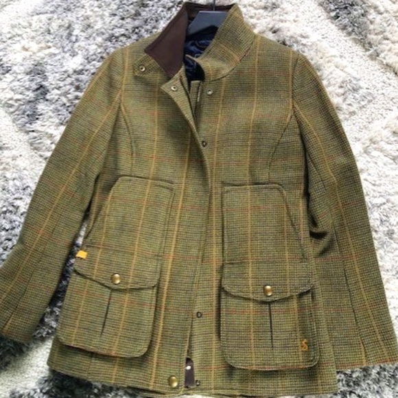 Joules Tweed Field Coat Jacket Mr Toad 